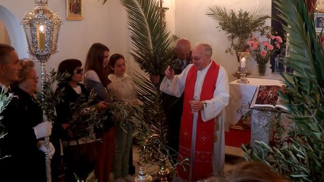 Domingo de Ramos: Procesión de Palmas y Olivos Benalmádena Pueblo.